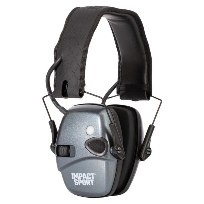 Howard Leight Impact Sport Shooting Electronic Ear Muffs With Bluetooth 21DB Charcoal Grey